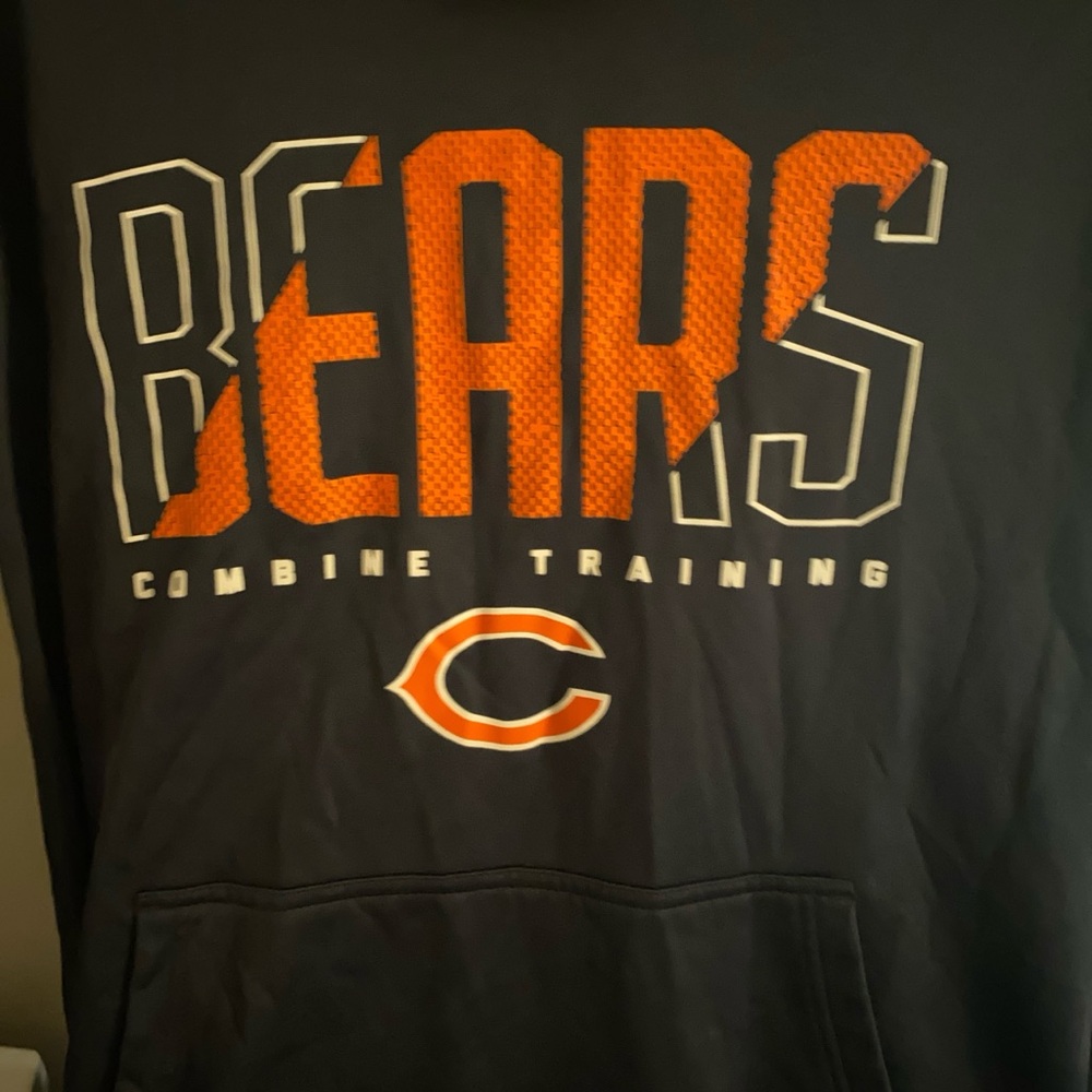 NFL Bears Black and Orange Lightweight Jacket